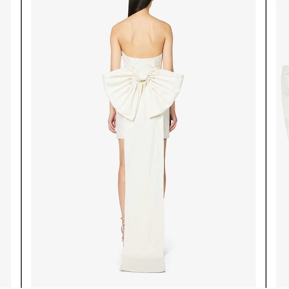 Rotate BOW-EMBELLISHED STRAPLESS MINIDRESS - Picture 5 of 16
